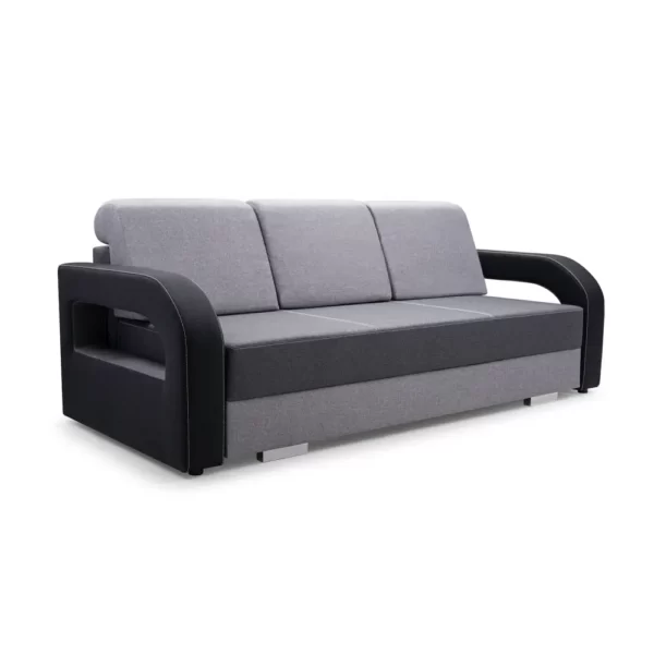 sofa rozkładana LAURA - 3 zdejmowane poduszki oparciowe